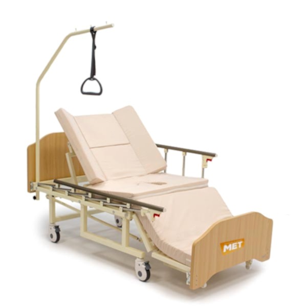 Кровать для лежачих больных МЕТ Ремекс бежевая